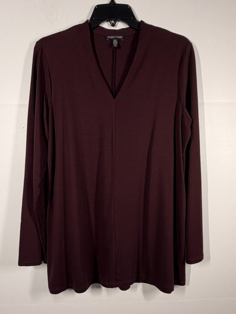 Eileen Fisher V-Neck Top Size Medium